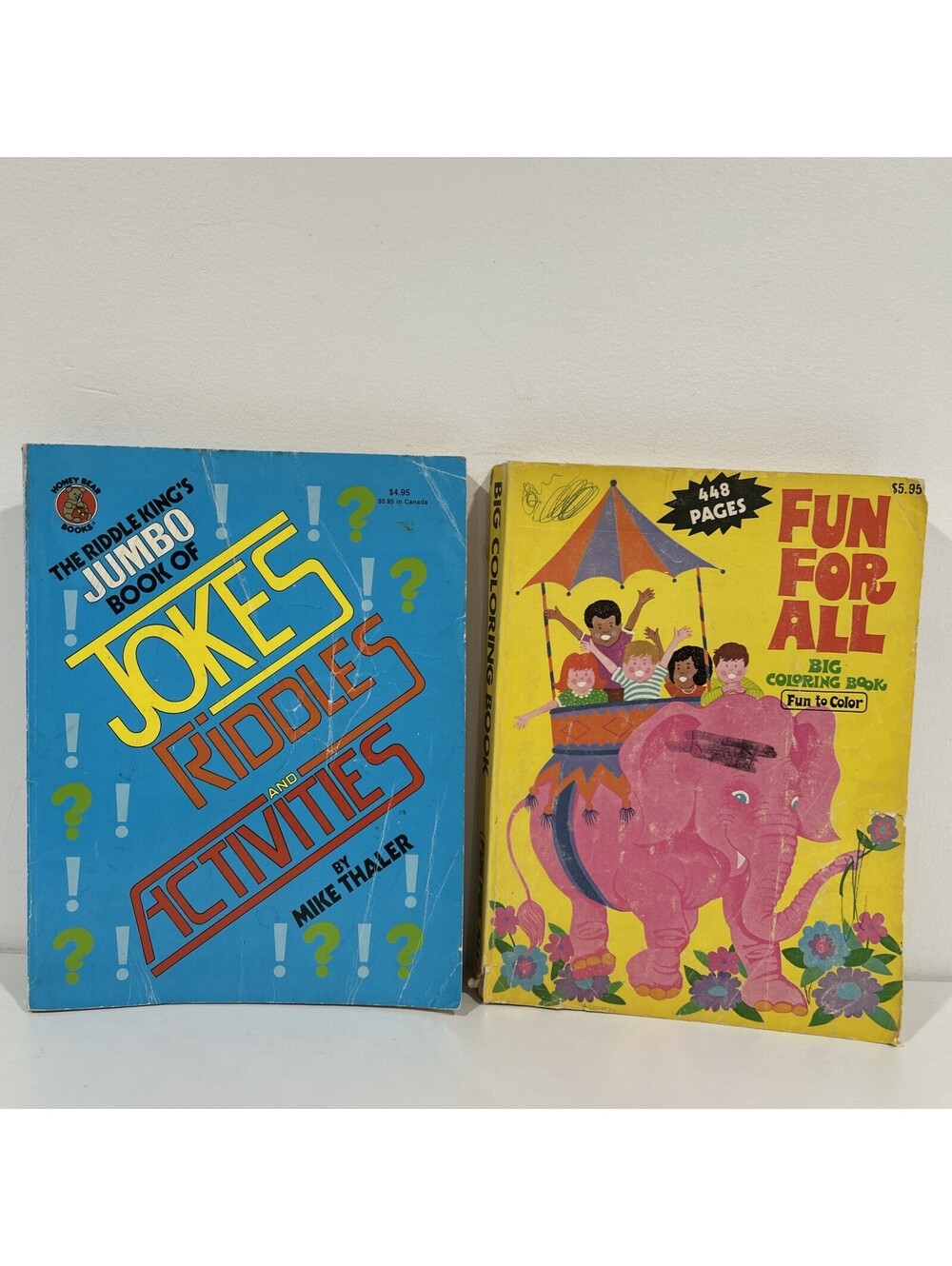 Mike Thaler’s The Riddle Kings Jumbo Book Of Jokes Fun Coloring Book